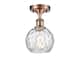 Option Clear Water Glass / Antique Copper