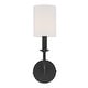 preview thumbnail 5 of 9, Crystorama Lighting Group Bailey Single Light 16" Tall Wall Sconce