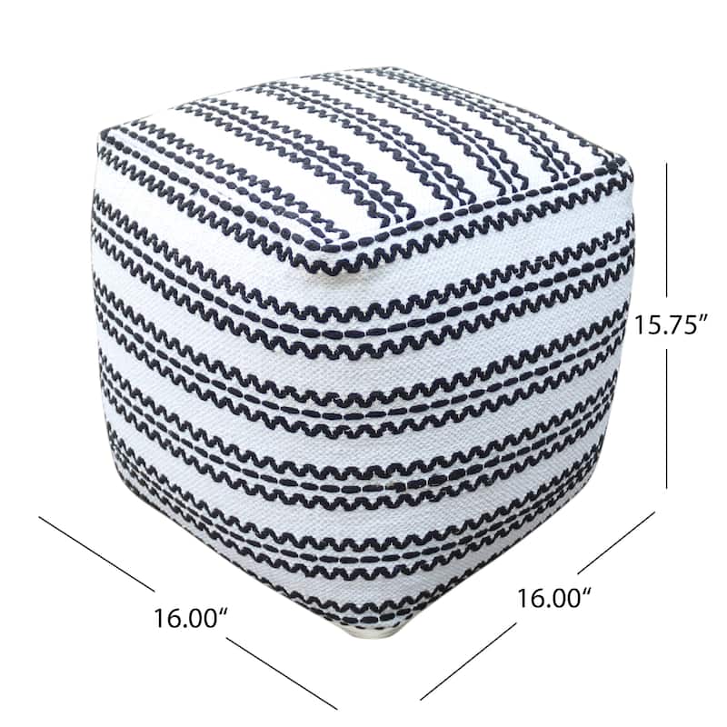 Modern Design Fabric Pouf,Filled with Polystyrene Beads Ottoman,Softness And Comfort