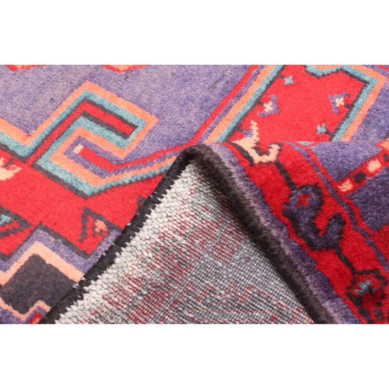 ECARPETGALLERY Hand-knotted Konya Anatolian Red Wool Rug - 3'11 x 6'8