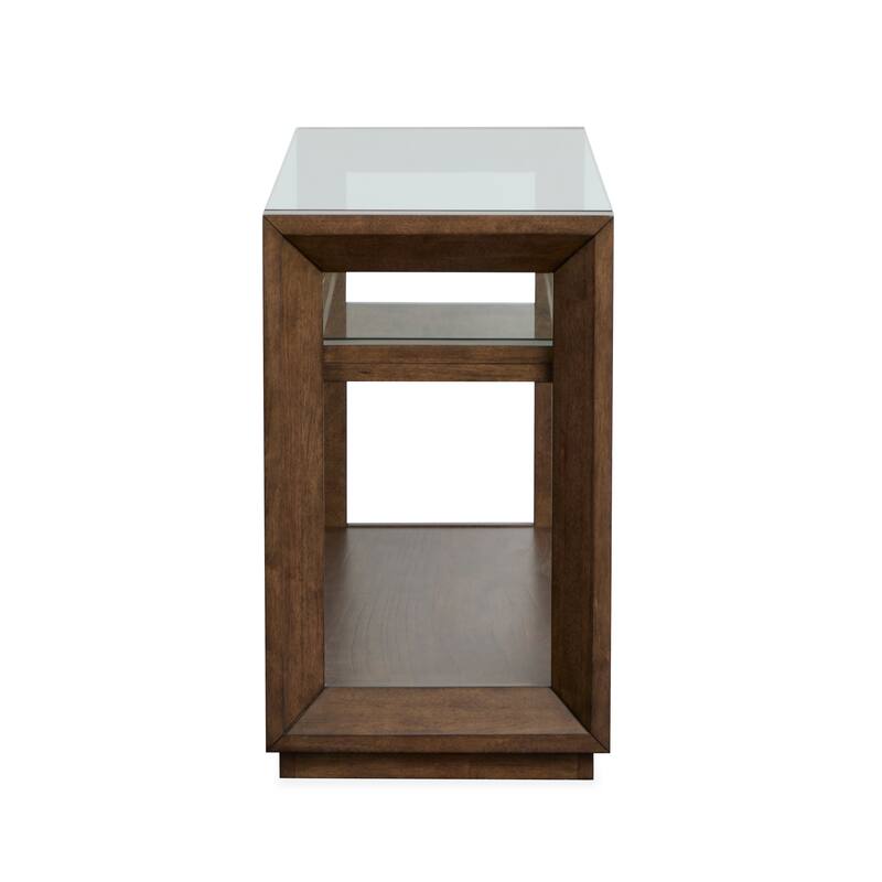 Magnussen Home Sebastian Cinnamon Rectangular Sofa Table - 54''W x 17''D x 28''H