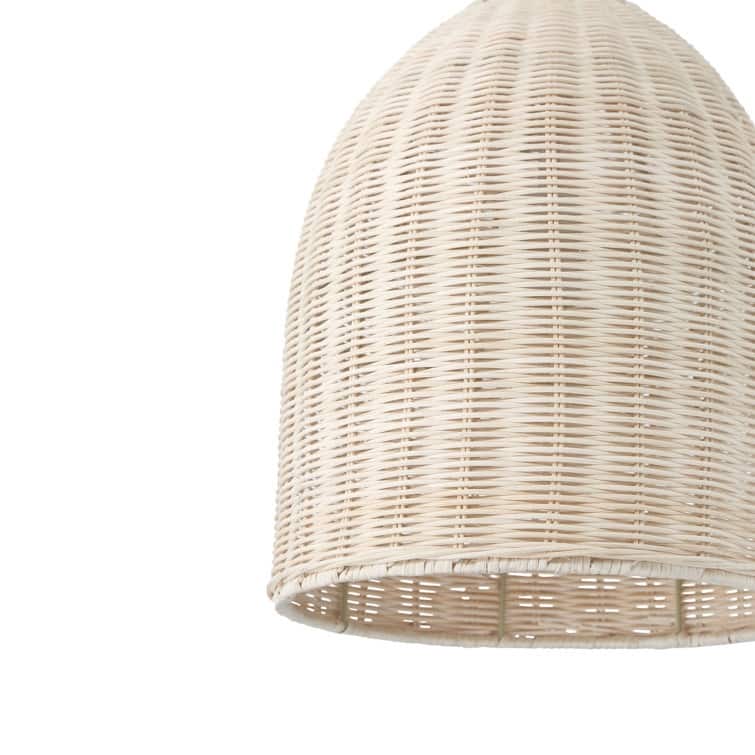 Acroma 1-light Farmhouse Rattan Kitchen Island Pendant - N/A
