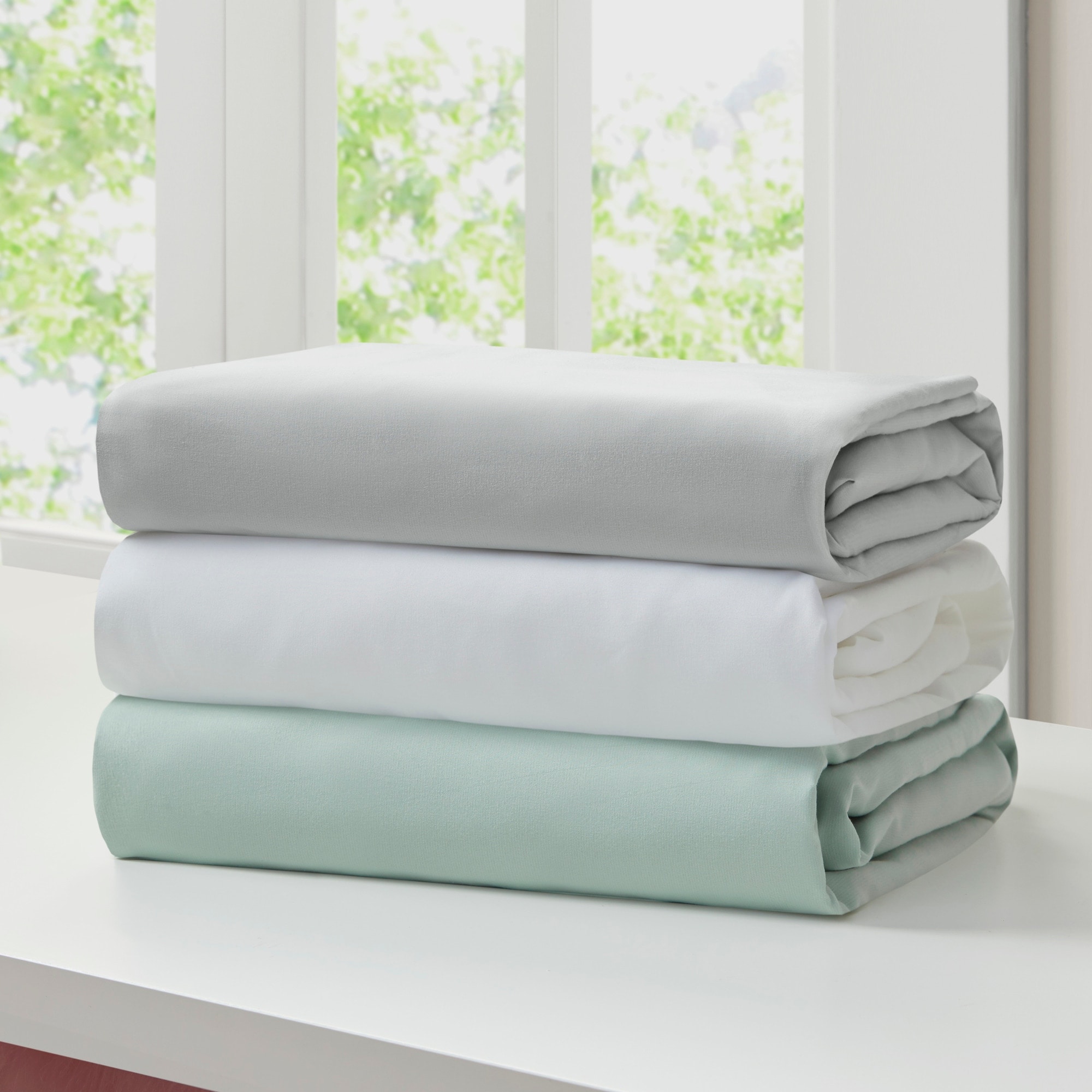 Comfort Spaces Microfiber Coolmax Solid Fitted Sheet