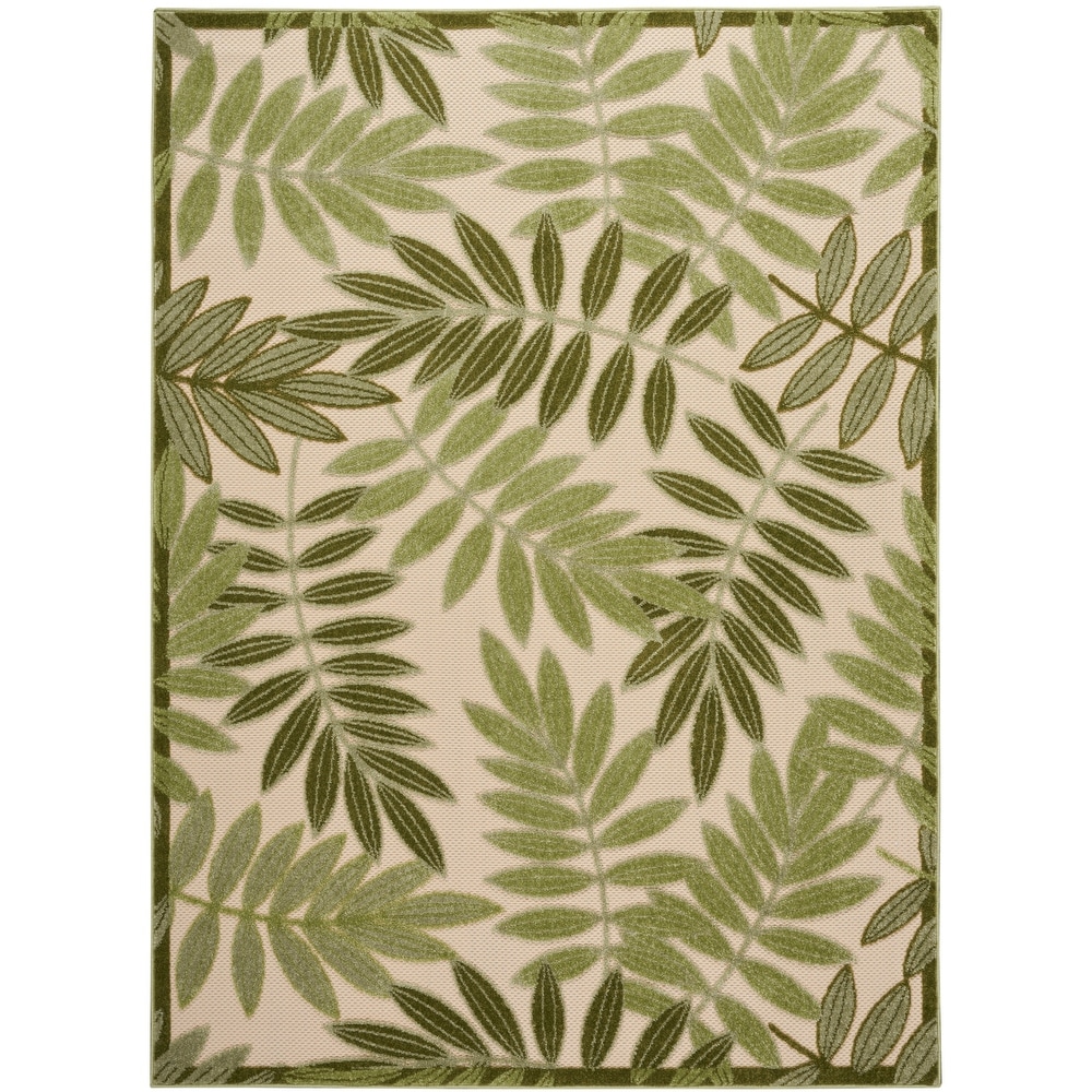 Kaleen Amalie 4 x 6 Ivory Indoor/Outdoor Animal Print Coastal Area Rug Kaleen Amalie 4 x 6 Ivory Indoor/Outdoor Animal Print Coastal Area Rug