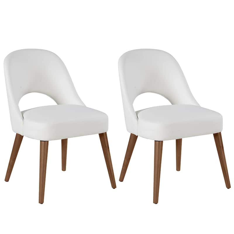 Somette Kona Taupe Elegant Side Chair Set, Set of 2