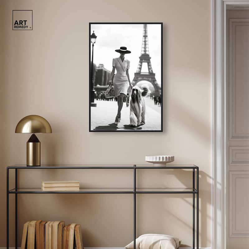 Fashionable Locks Noir Canvas by Art Remedy