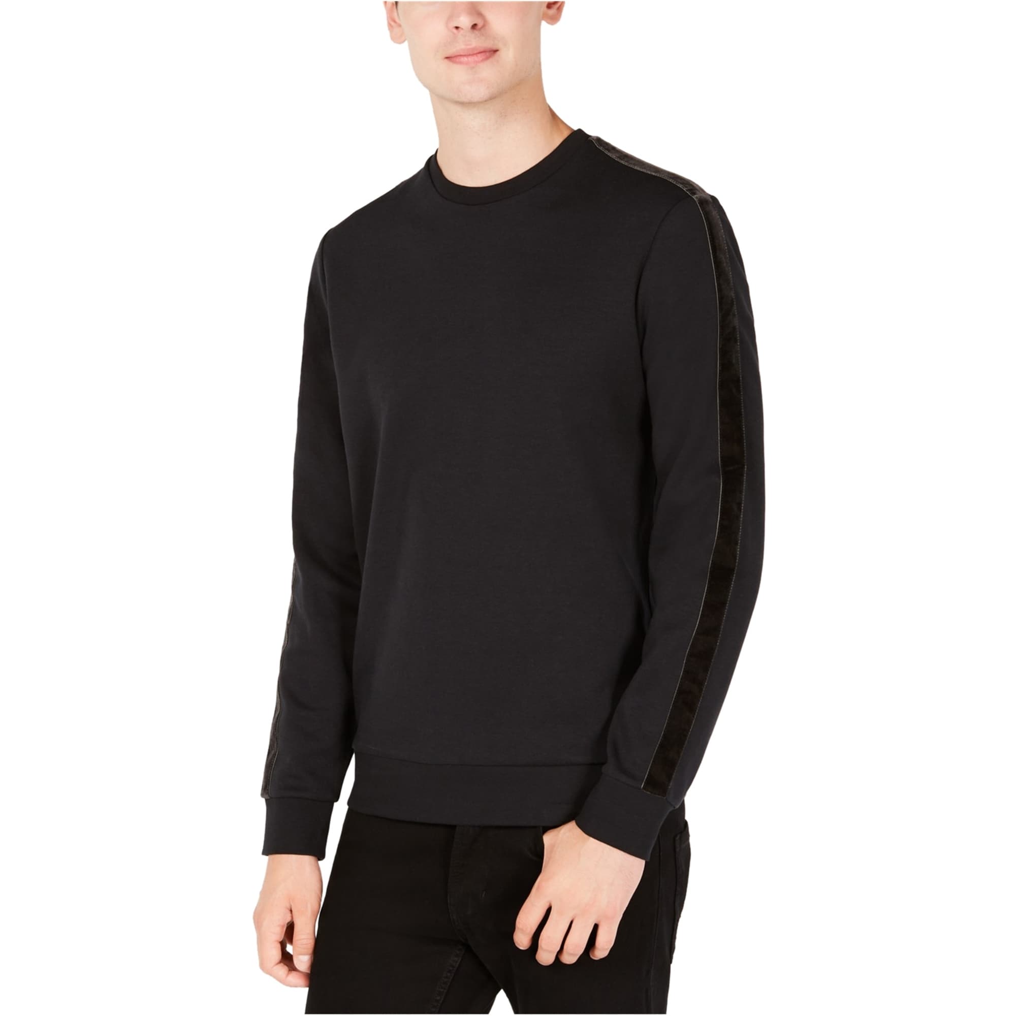 Calvin Klein Mens Velvet Stripe Sleeve Pullover Sweater Bed Bath Beyond 41844116