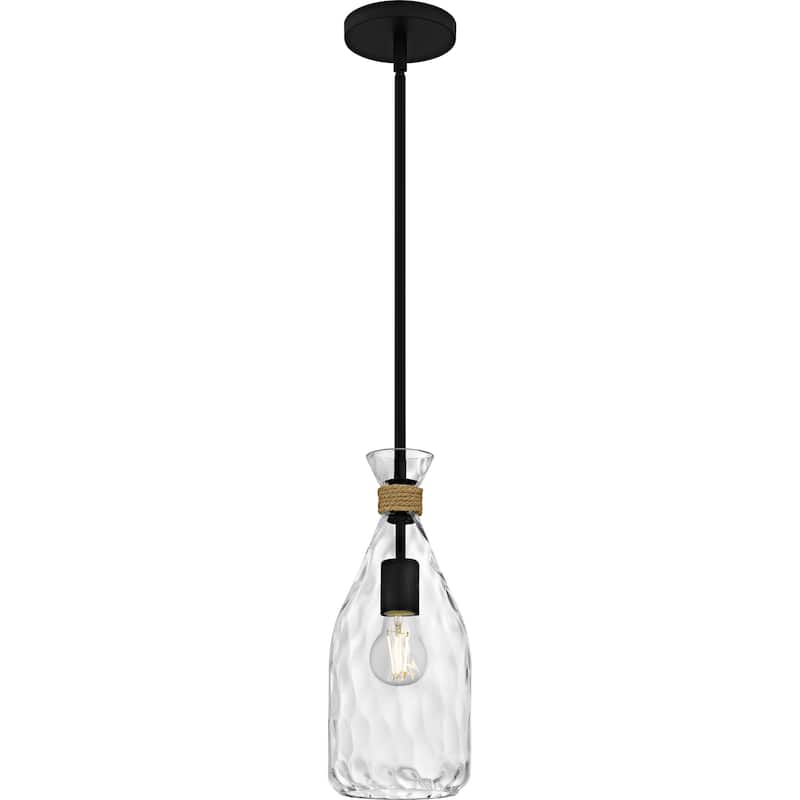 Govada 1-Light Matte Black Mini Pendant