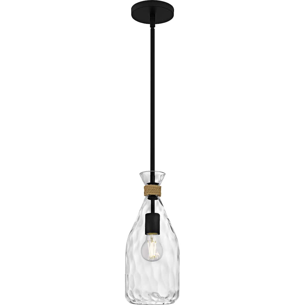 Govada 1-Light Matte Black Mini Pendant