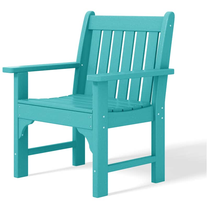 Polytrends Laguna Outdoor Dining Poly Garden Arm Chair (Set of 4)