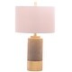 preview thumbnail 3 of 1, SAFAVIEH Lighting 24-inch GreyTable Lamps (Set of 2) - 14" x 14" x 24"