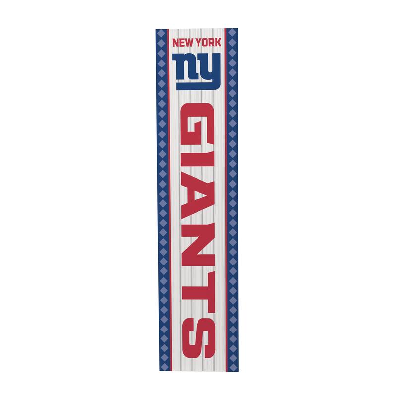 47" Double Sided Seasonal Porch Leaner, New York Giants - 47" x 11.25"