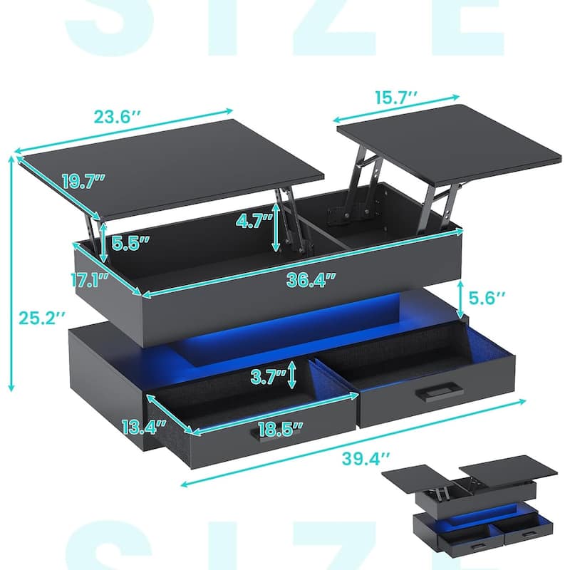 Coffee Table Lift Top Coffee Tables for Living & Dining Room