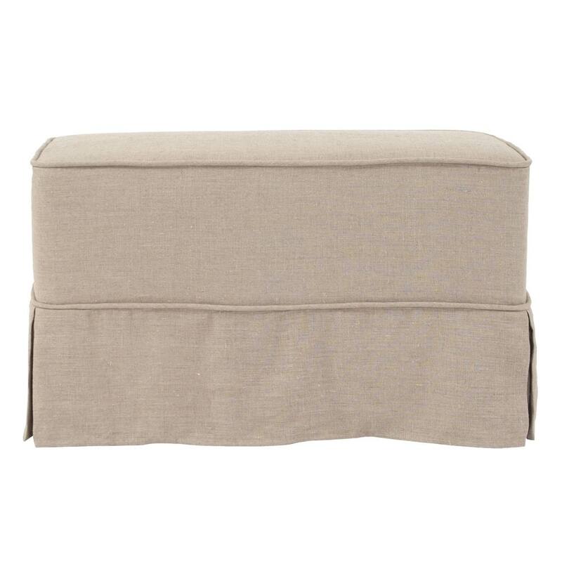 Allan Andrews Universal Bench Frame & Cover, Linen Slub Tan