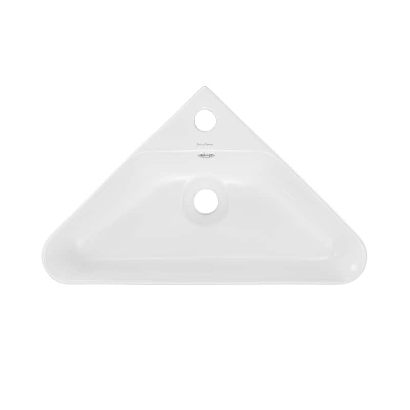 Angers Corner Wall Hung Sink - 22.05" x 13.4" 5.1"