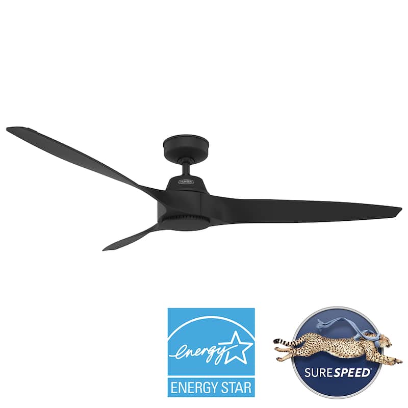 Hunter 60" Mosley ENERGY STAR Ceiling Fan w/ Wall Control - Damp Rated!