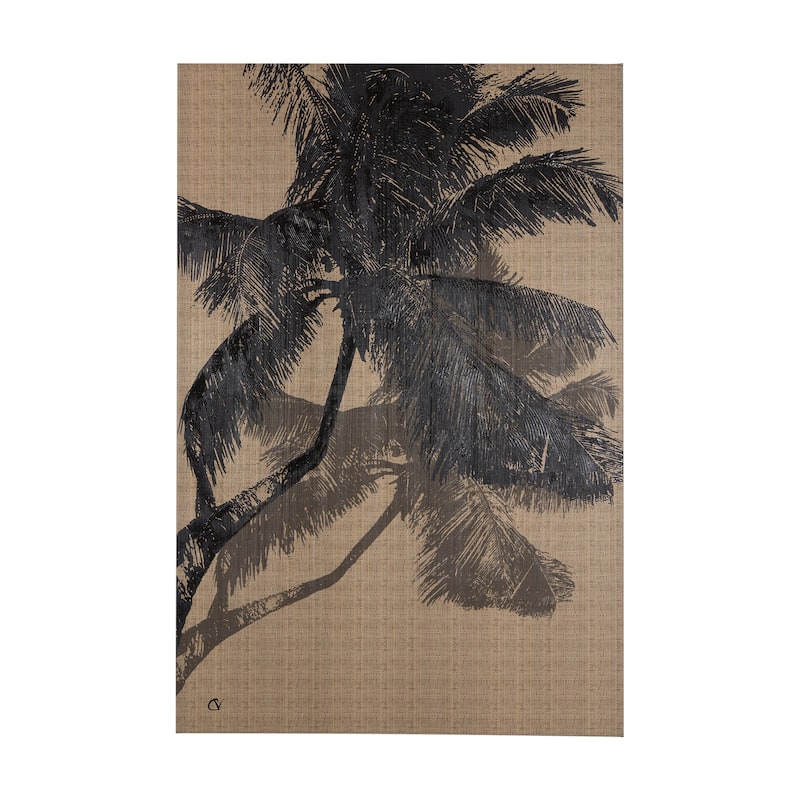 Palm Shadow II (40 x 60) Canvas Art Print - Large