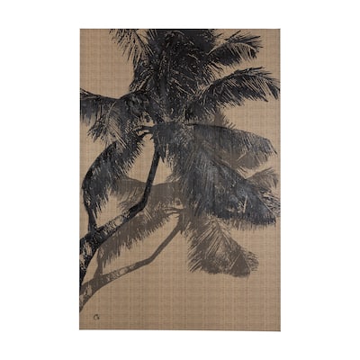 Palm Shadow II (40 x 60) Canvas Art Print
