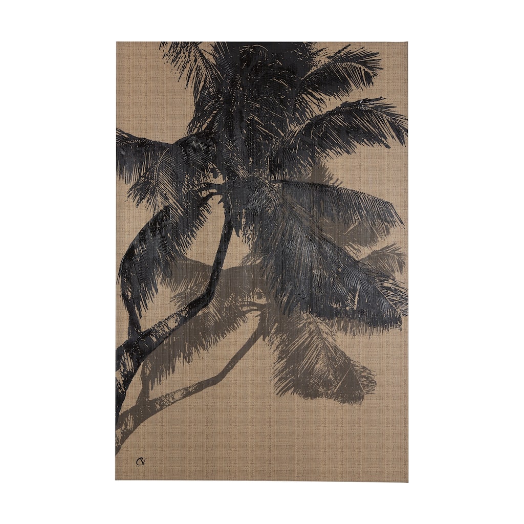 Palm Shadow II (40 x 60) Canvas Art Print