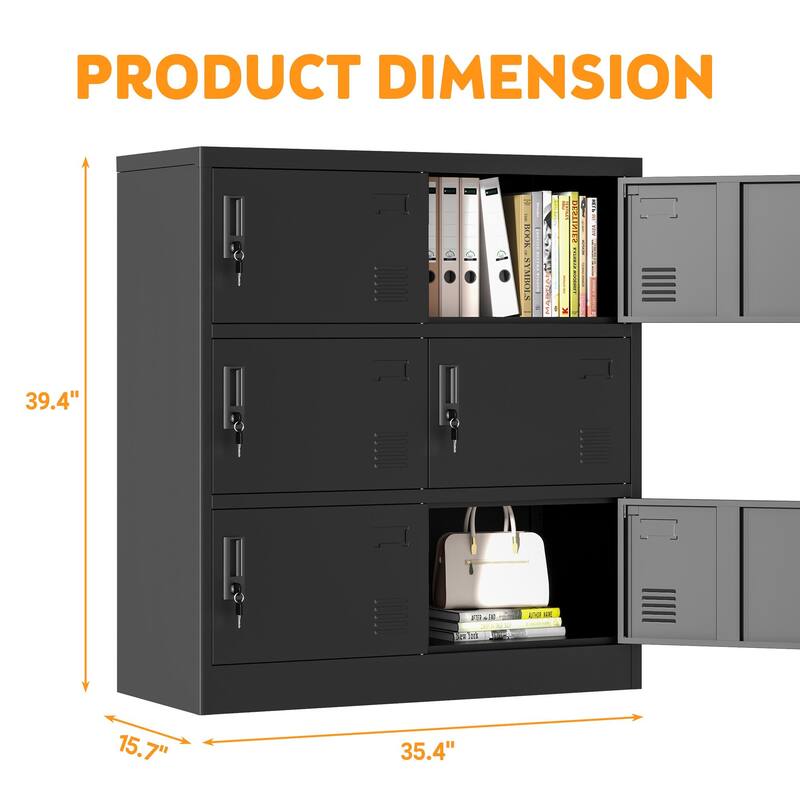 6-Door Employee Storage Locker