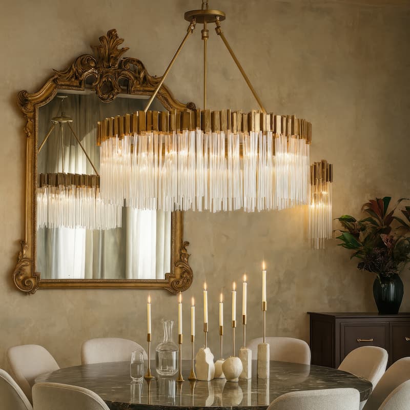 Varaluz Matrix Chandelier - 40"D x 40"W x 42"H