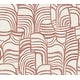 preview thumbnail 1 of 4, Nikki Chu Featherwork Red Premium Peel and Stick Wallpaper