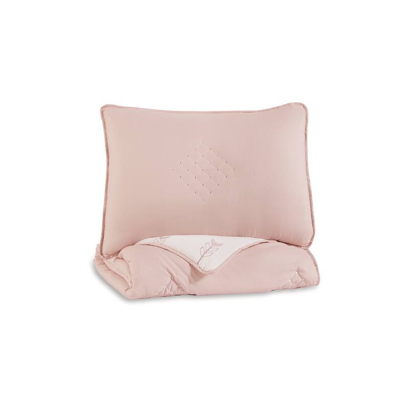 Signature Design by Ashley Lexann Pink Comforter Set