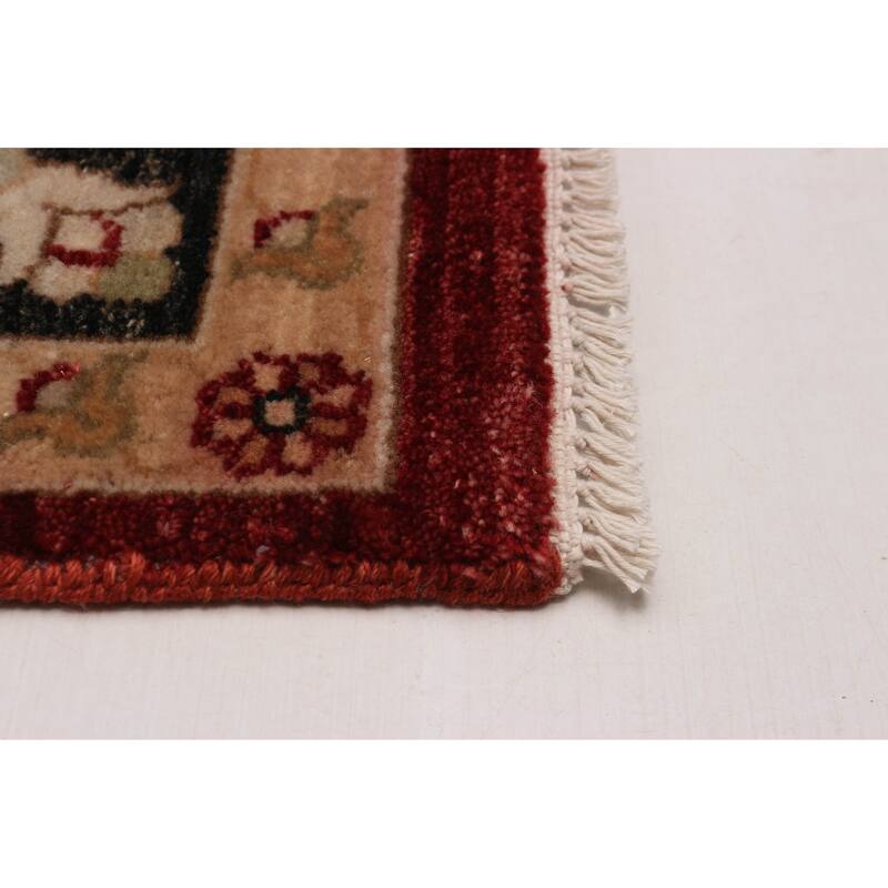 ECARPETGALLERY Hand-knotted Jamshidpour Dark Red Wool Rug - 8' 1" x 10' 1"