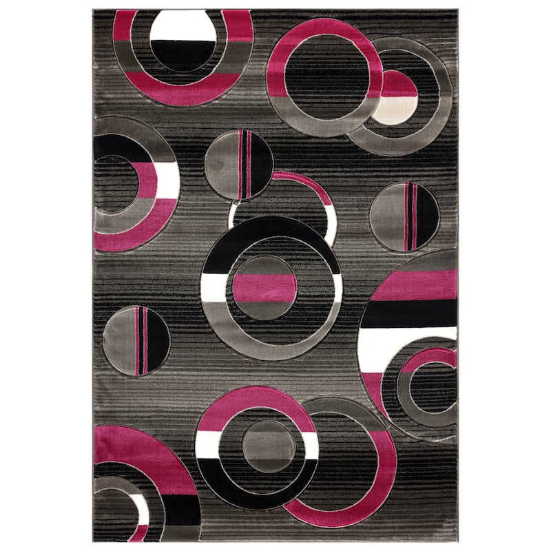 Orelsi Collection Abstract Area Rug