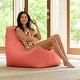 preview thumbnail 2 of 56, Jaxx Juniper Outdoor Patio Bean Bag Chair Flamingo