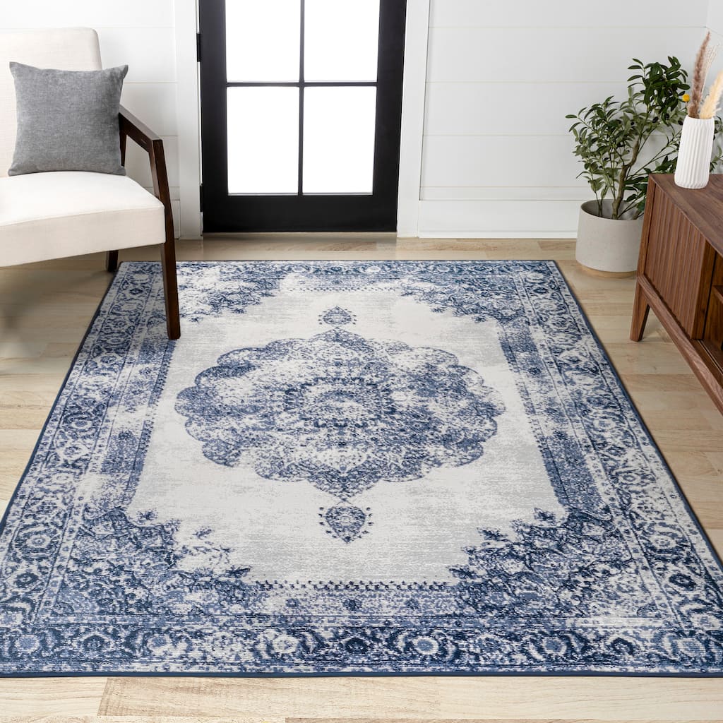 JONATHAN Y Soleiman Cottage Medallion Area Rug