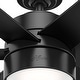 preview thumbnail 9 of 19, Hunter 72" Solaria Outdoor Ceiling Fan with LED Light, Wall Control - Damp-Rated - Industrial, Contemporary - ENERGY STAR!