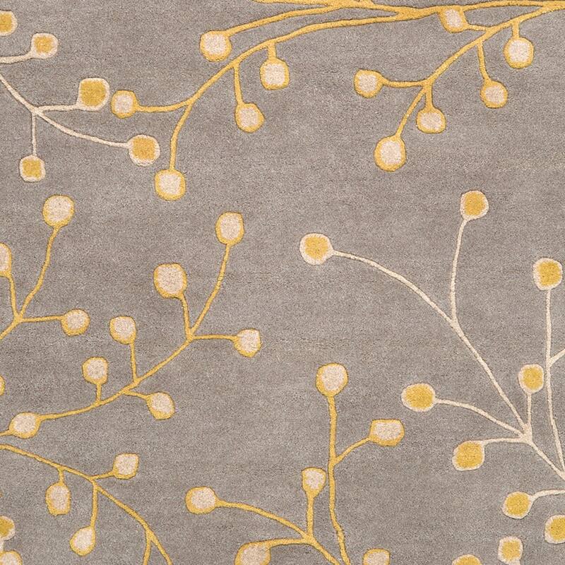 Sakura Handmade Transitional Floral Wool Area Rug