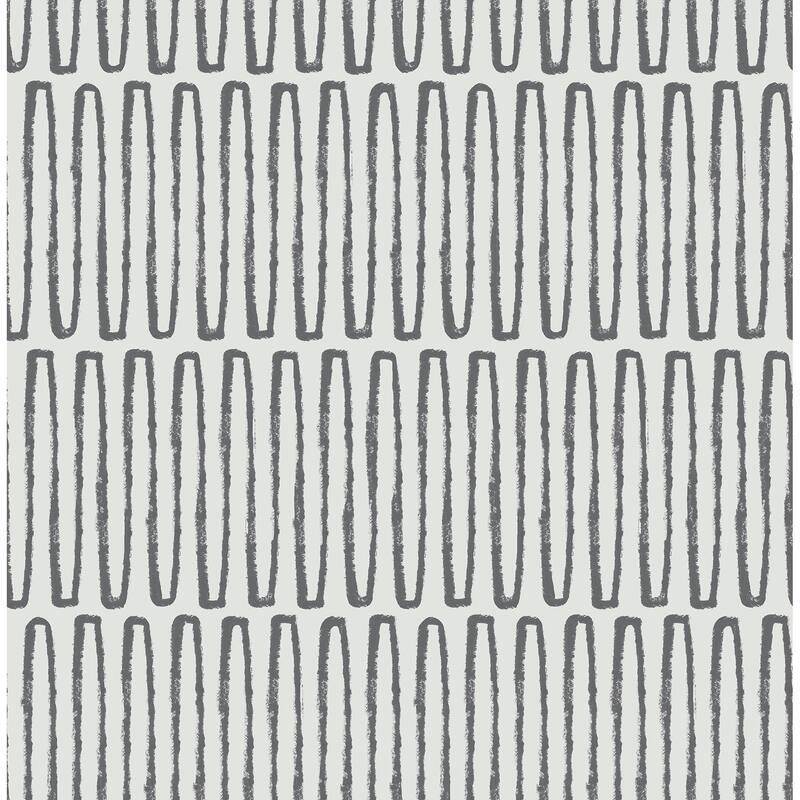 Porter Charcoal Peel and Stick Wallpaper