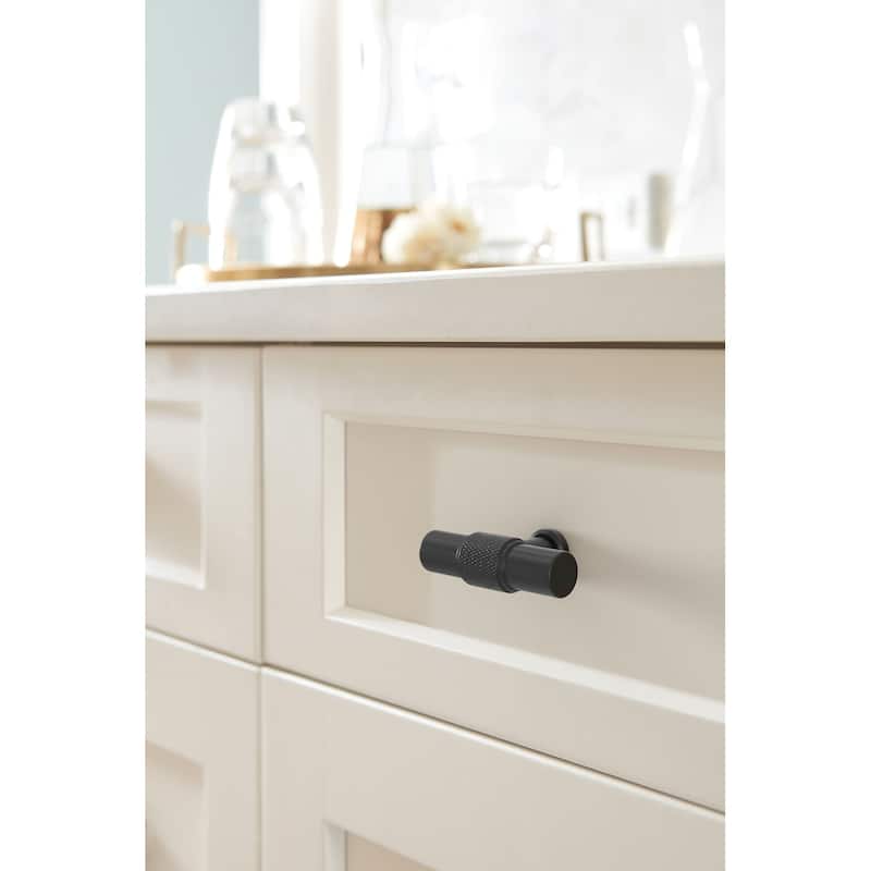 Amerock BP37741 Faraday 5/8" Knurled Bar Cabinet Knob