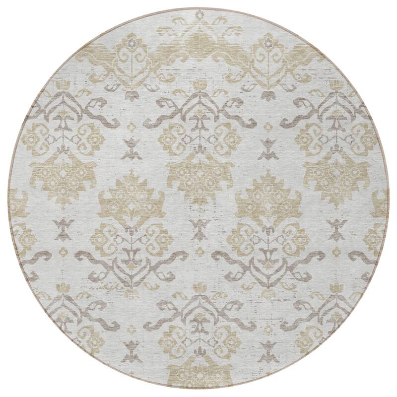 HomeRoots Oriental Transitional Rectangle Outdoor Rug