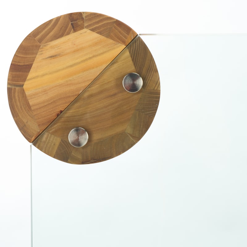 SAFAVIEH Couture Robbie Square Glass Coffee Table - 36"W x 36"D x 15"H