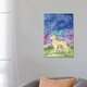 preview thumbnail 3 of 6, iCanvas "Golden Doodles And The Starry Skies" by Jasper And Ruby Canvas Print 26x18x0.75