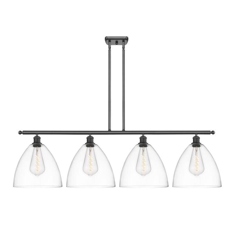 Innovations Lighting 516-4I-14-50 Bristol Linear Bristol 4 Light 50" - Matte Black / Clear