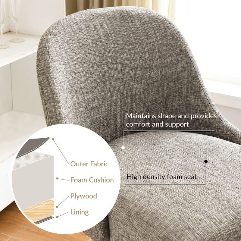 Leick Home 10133ES/GL Barrelback Bar Stool with Metal Base Set of 2