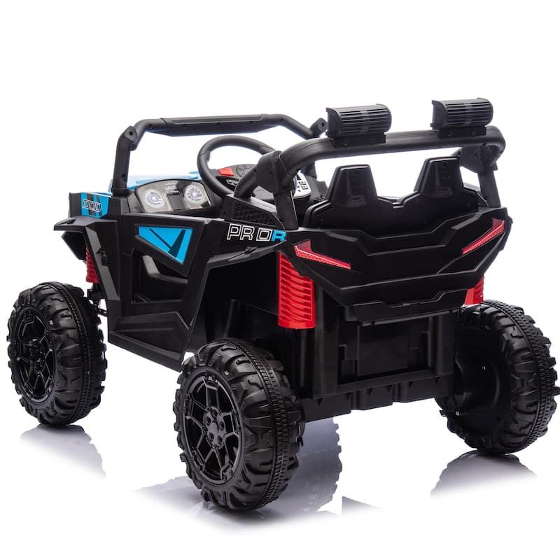 24V 400W Kids Ride On Electric UTV W/Parents Remote Control,Four-Wheel Suspension,LED Lights,Portable Handle