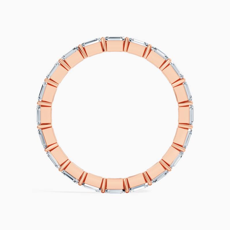 Auriya 14k Gold Emerald East-West Lab Grown Diamond Eternity Band 2.00 - 9.00 ct. tw. (F-G, VS)