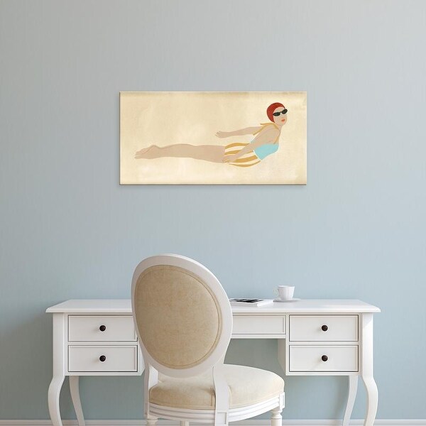 Easy Art Prints June Erica Vess's 'Vintage Diver I' Premium Canvas Art