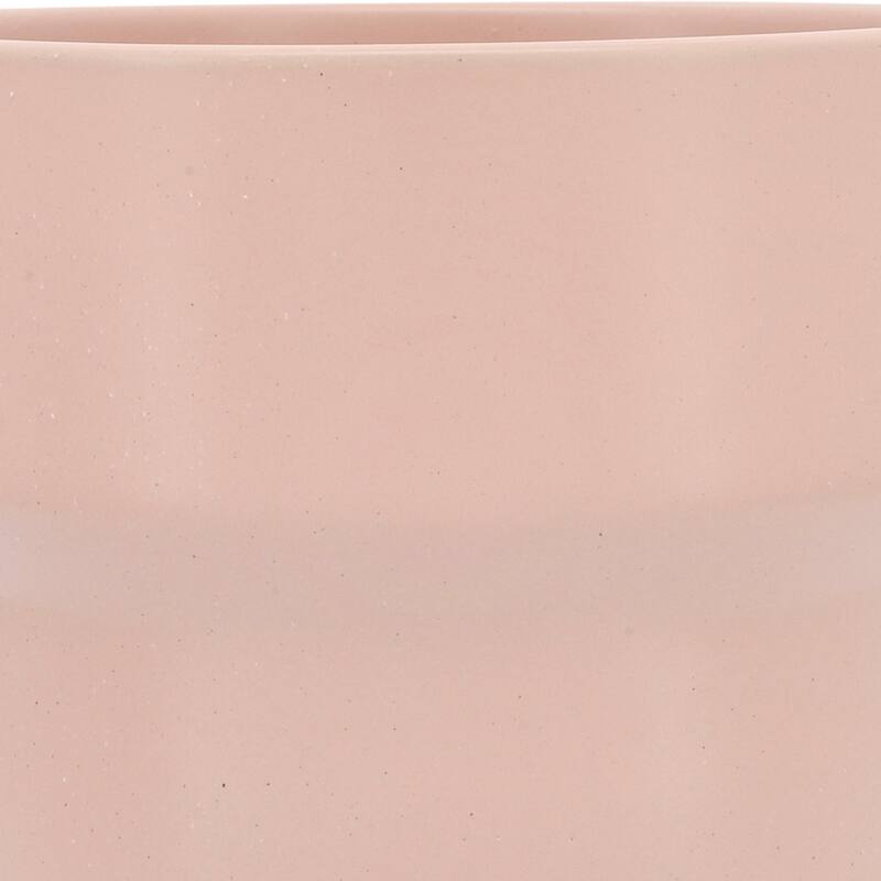 Ceramic Round Speckled Planters Set of 3 - Pink, 7/9/10 in.