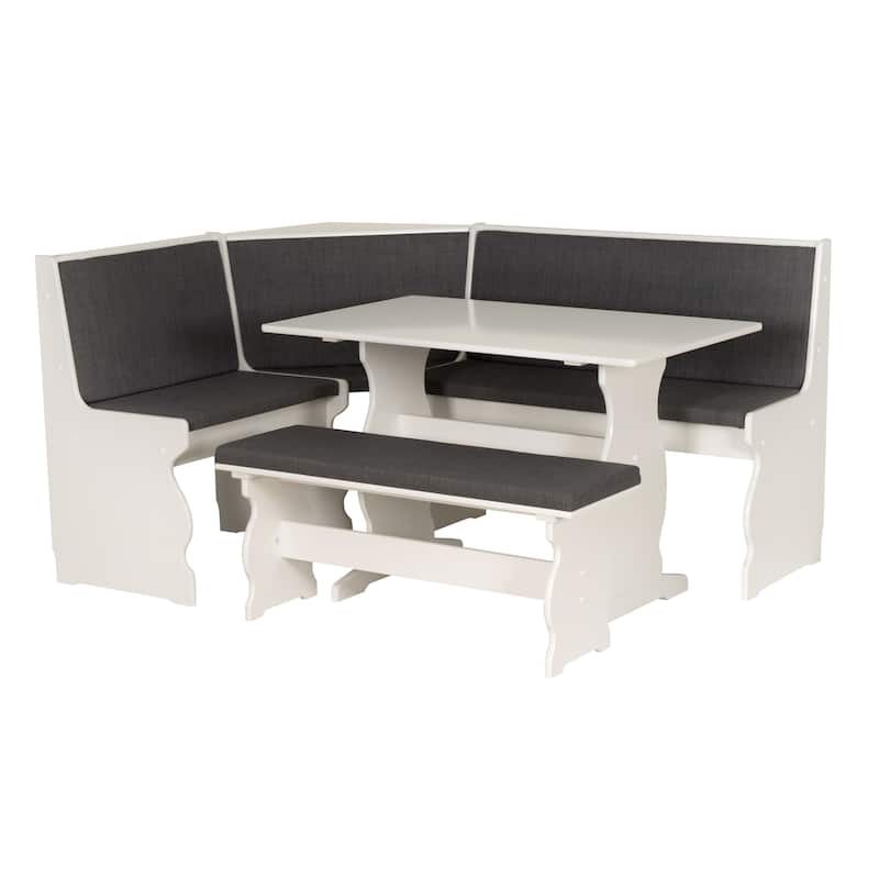 Hannah Breakfast Nook 3-piece Dining Set