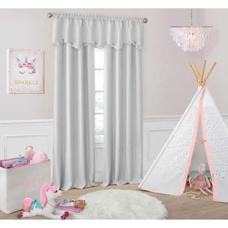 Adaline Nursery and Kid's Room Darkening Window Curtain