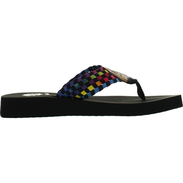 yellow box soleil flip flops