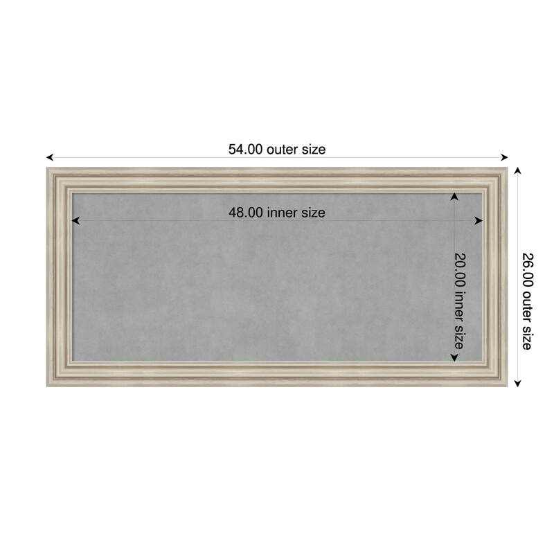 Amanti Art Sierra Black Brown Framed - 54 x 26 in - Sierra Silver