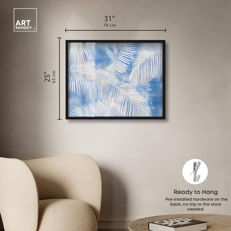 Sky Palm Silhouettes Shadowbox by Art Remedy