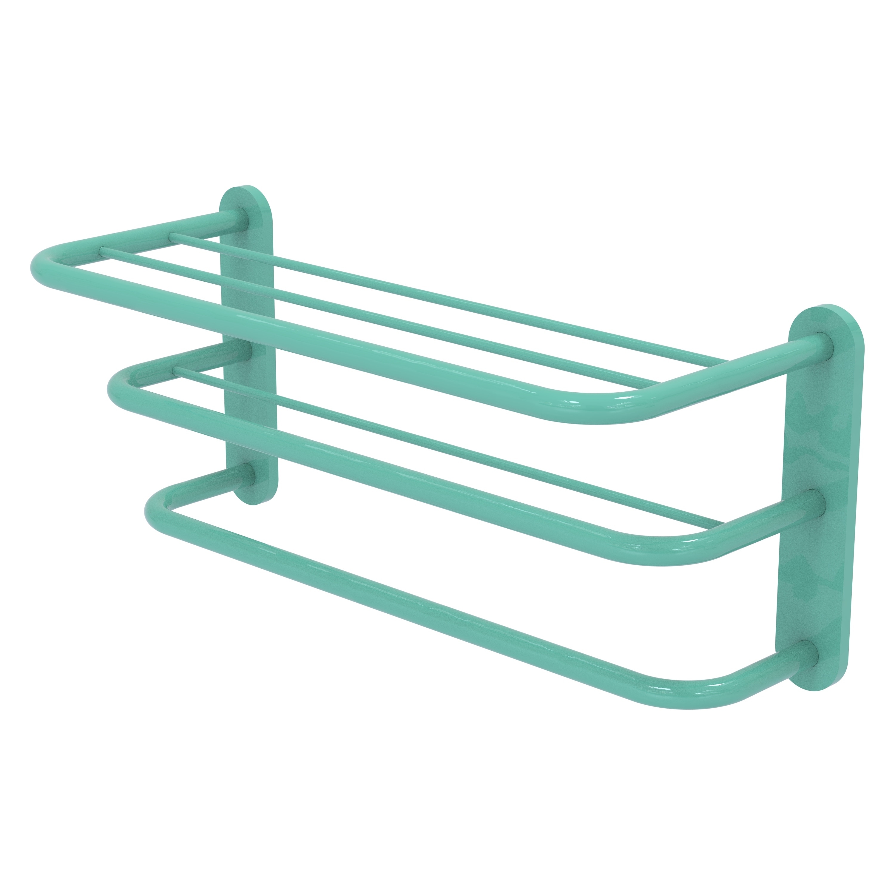 Allied Brass Three Tier Hotel Style Towel Shelf with Drying Rack